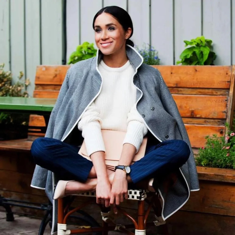 0'2nd Grande Check Classic Coat as seen on Meghan
Markle - Picture 8 of 14